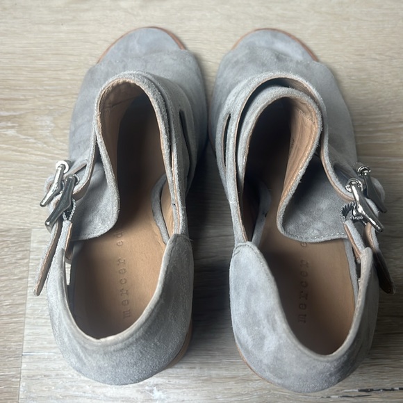 Mercer Edit Gray Ankle Booties Sz 8 - Picture 4 of 6